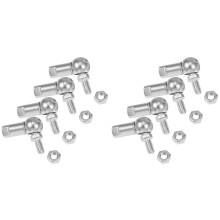 CS8, Gelenkkugellager mit Bolzen, M5X0,8mm Kohlenstoffstahl Rechts, 8-Tlg., Kugellager