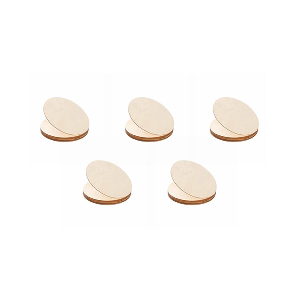 50Pcs Natural Wood Pieces Slice Round Unfinished Wooden Discs For Crafts Centerpieces Diy Christmas Ornaments 4Inch 6033019147125