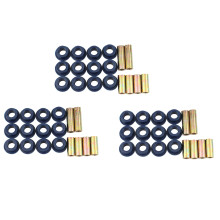 3X Front Lower Spring+Front Upper A Arm Suspension for Club Car Bushing Kits,Replace 1016346,1016349,1016350,