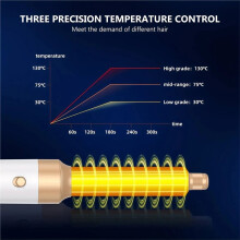 EUR Plug 7 in 1 Hair Dryer High Speed Hair Dryer with Diffuser Ionic Blow Dryer Hot Air Styling Comb Hair Curler EU Plug