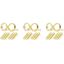 Table Number Holder Stands 36 Pack - Wedding Seating Labels Placecard Clips Photo Picture Cards Display Stand Gold