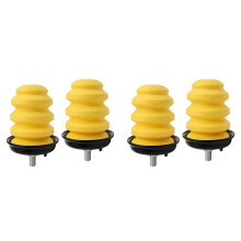4x SuspensãO Traseira do Carro Eixo de Borracha Folha de Mola Pára-Choques Batente 15712438 para 1999-2006 SILVERADO 1500 HD 523-049