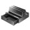 Vaydeer Vertical Laptop Stand with Drawer,Dual Slots Plastic Laptop Holder Storage with Space Saving Design,Adjustable 1