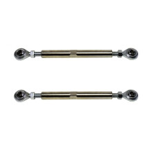 2 Set 5 1/2Inch Adjustable Tensioning Rod Heim Joint Alternator Bracket for Sbc Bbc 350 454