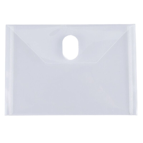 Transparent A7 Plastic Envelope File Bag - 30pcs Large Capacity
