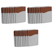 30 Stücke Sublimation Blanks Phone Wallet - PU Leder Kartenhalter für die Rückseite Des Telefonsticks auf Dem Android DIY Blanks