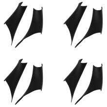 8 Pièces ABS Poignée de Porte Intérieure Tirer Couvercle de Protection pour - F30 F35 2013-2019 Noir