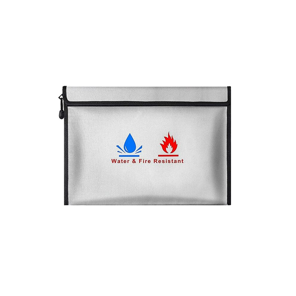 Fireproof & Waterproof Document Bag, File Storage Bag With Zipper For Certificates, Money, Cards Fire Safe Storage A5 6032475625123