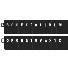 Alphabetical A-Z Organizer Divider 26pcs CD DVD Vinyl Record Separator for Music Album File Storage for Office Home