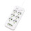 EU Plug AC Multitap Power Strip 2m Extension Cord Electrical Socket USB Home Office Surge Protector Network Filter White 1