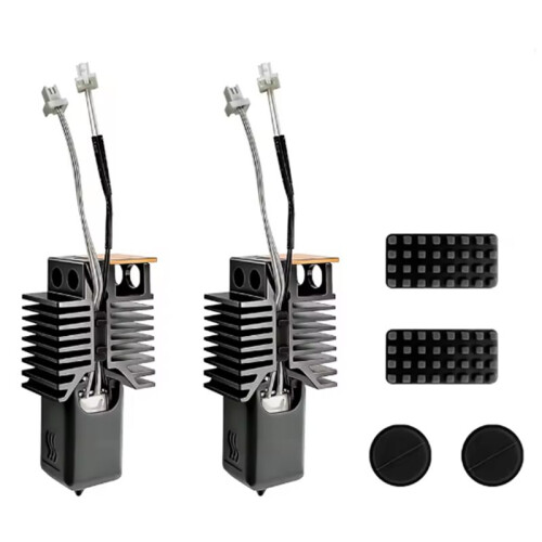 2set for Snapmaker U1 3D Printer HotEnd Accessories SNAPMAKER Integrated Hardened Steel Nozzle 0.4mm