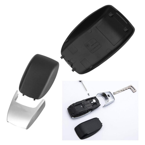Car Key Shell Fob Battery Cover Replacement for  A220/ E63S/ E-Class/CLS Class 2018/ GLE 350 2
