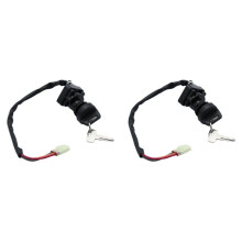 2X Ignition Key Cylinder for LT-Z400 QUADSPORT LTZ400 2003-2007