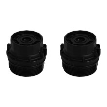 2X Car Oil Filter Cap Housing Cap New Universal for for Black Scion Assembly Oil Filter in Car Tank Cover