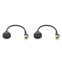 2X OBD2 A 4 Pines Cable Adaptador de DiagnóStico Piezas de DeteccióN de Fallas de Motocicleta para Motocicletas