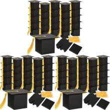 Graduationsdekorationer 150 STK Graduation Candy Box DIY Grad Cap Box för Examenspresent Examen Party Favors Inredning