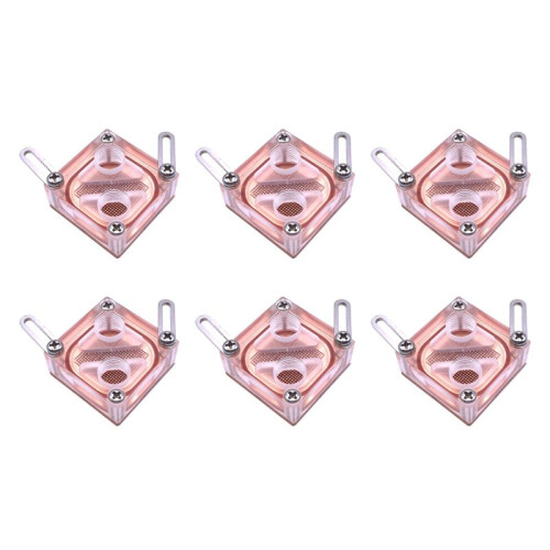6X Chipset Waterblock Computer Water Cooling Acrylic Transparent General Northbridge Block for Computer CPU Block