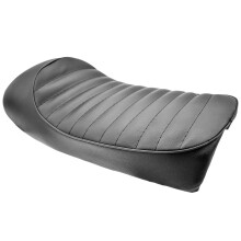 Cafe Racer Motorcycle  Hump Saddle for  GS  XJ  CG125 CB350 Black