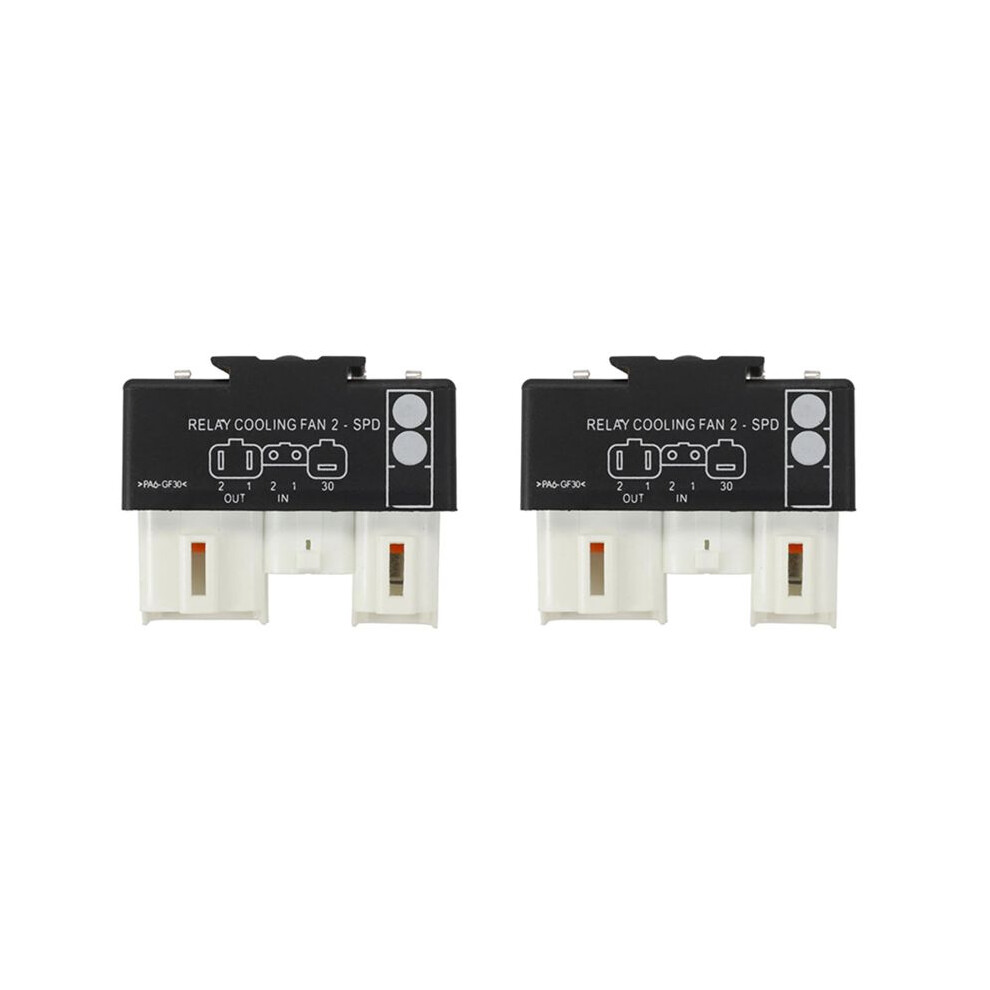 2X Cooling Radiator Fan Control Unit Relay For C70 S70 V70 S90 V90 740 850 940 960 Replace 9442933 9442934 6031945965578