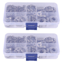 1320 Pcs/Set M3 M4 M5 M6 M8 M10 Washer Spacers Stainless Steel Flat Washer Plain Gasket Spacers Kit Screw Bolt Fastener