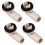 4X Air Conditioner Ac Drain Hose Connector Elbow Fitting with Rubber Ring (15Mm) 1