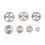 7Pcs Imperial Change Gear Set for WM210V Lathe Machine Inch Thread Gear Set 1