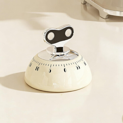 Battery-Free 60-Minute Mechanical Timer with Magnetic Mount 1