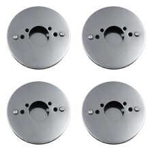 4PCS Car Chrome Pancake High Air Flow Air Filter for All 1½ Inch SU HS4 Carburettors 14X3cm