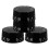 Electric Guitar Knobs Black White ABS 4 pcs 4