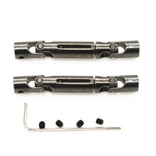 2 StüCke Metall Antriebs Welle CVD für WPL D12 C14 C24 B16 B36 B24 MN D90 MN99S MN-90 Henglong RC Auto Upgrade Teile ZubehöR