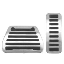 Car No Drill Anti-Slip Fuel Brake Steel Pads Pedals Cover Accessories for 110 2020
