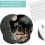 Mousepad ergonômico com apoio de pulso em espuma viscoelástica e base antiderrapante – Compatível com Snail 4