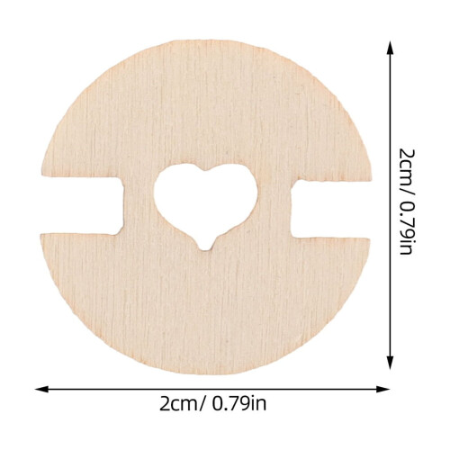 Trehatt-pomponknapper beige 50 stk 1