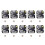 10X MT6701 Magnetische Encodermodule PWM/I2c Borstelloze Motor-Encoder ABZ-Modus 1024 Lijnen Vervangt AS5600-Module 1