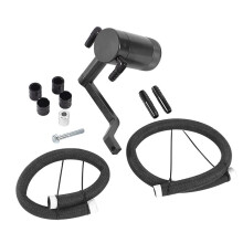 Car Modification Oil Catch Can Kit Oil Breathable Pot Kit for Charger Challenger 2011-2021 Black