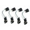 4X 11537572159 Radiator Coolant Hose Water Pipe for  X1 Z4 E88 E87 E82 1