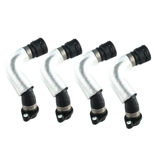 4X 11537572159 Radiator Coolant Hose Water Pipe for  X1 Z4 E88 E87 E82