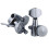 Guitar Locking Tuners (3xL + 3xR Handed) 1:18 Lock String Tuning Key Pegs with Hexagonal Handle Replacement 5