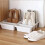 Space-Saving Stackable Shoe Rack Organizer Large Shoe Shelf Cabinet Trendy Dorm Storage Box Rental Essential 4