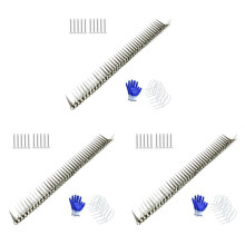 3X Anti Rat Snake Squirrel Baffle Blocks the Rat Crawling Natural Gas Water Pipe Air Conditioning Stab Cover Spikes 0.5m
