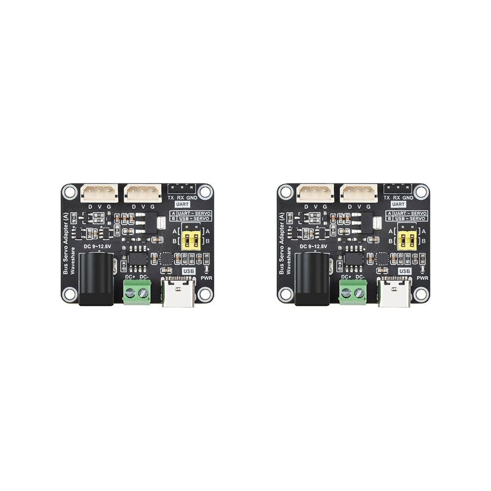 2X Serial Bus Servo Adapter Integrated Power Supply Control Circuit Driver Board For Stsc Series Serial Bus Servos 4713286570063