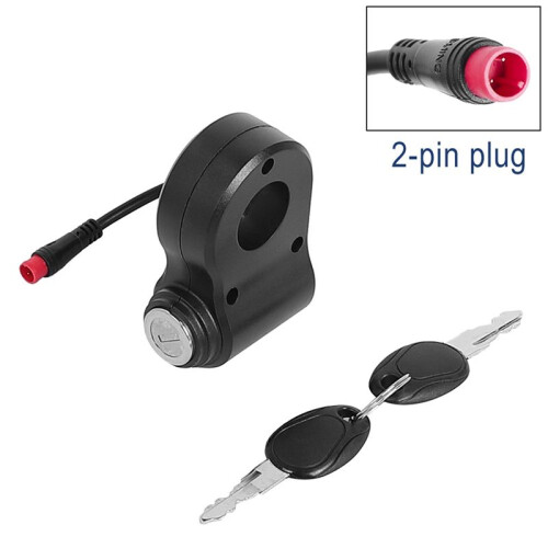 For  G2 Max/Pro Electric Scooter Lgnition Lock with Key 2pin E-Scooter Power Throttle Accelerator 1