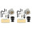 2X Carburetor Air Filter Kit for  029 039 MS290 MS310 MS390 Chainsaw Parts 1