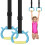 Pulling Rings for Physical Training,Children'S Home Gym Equipment,Children'S Adjustable Strap Strength Training Rings,A 2