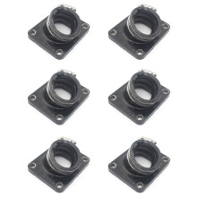 6X Adapter Interfejsu Gaźnika Motocyklowego Kolektora Dolotowego dla  Ag100 Dt100 Dt125 Mx100 Rt100