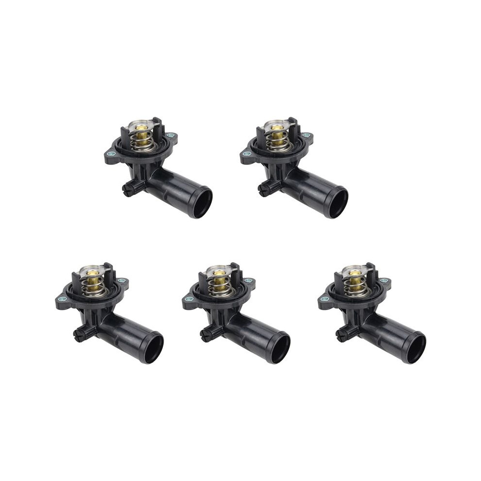 5X Car Engine Coolant Thermostat Housing For Ghibli 2014-2021 330424 323056 Light 4713607186768