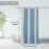 White Embossed Shower Curtain 72 x 84 in 2