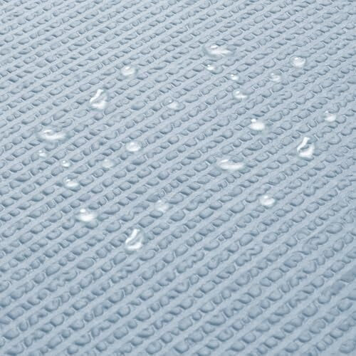 White Embossed Shower Curtain 72 x 84 in 2