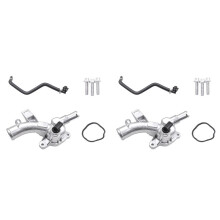 2X Carcasa del Termostato del Refrigerante del Motor para Astra J Adam Corsa D Meriva B A14XEL ER 25192985 1338022 55562048 1338487