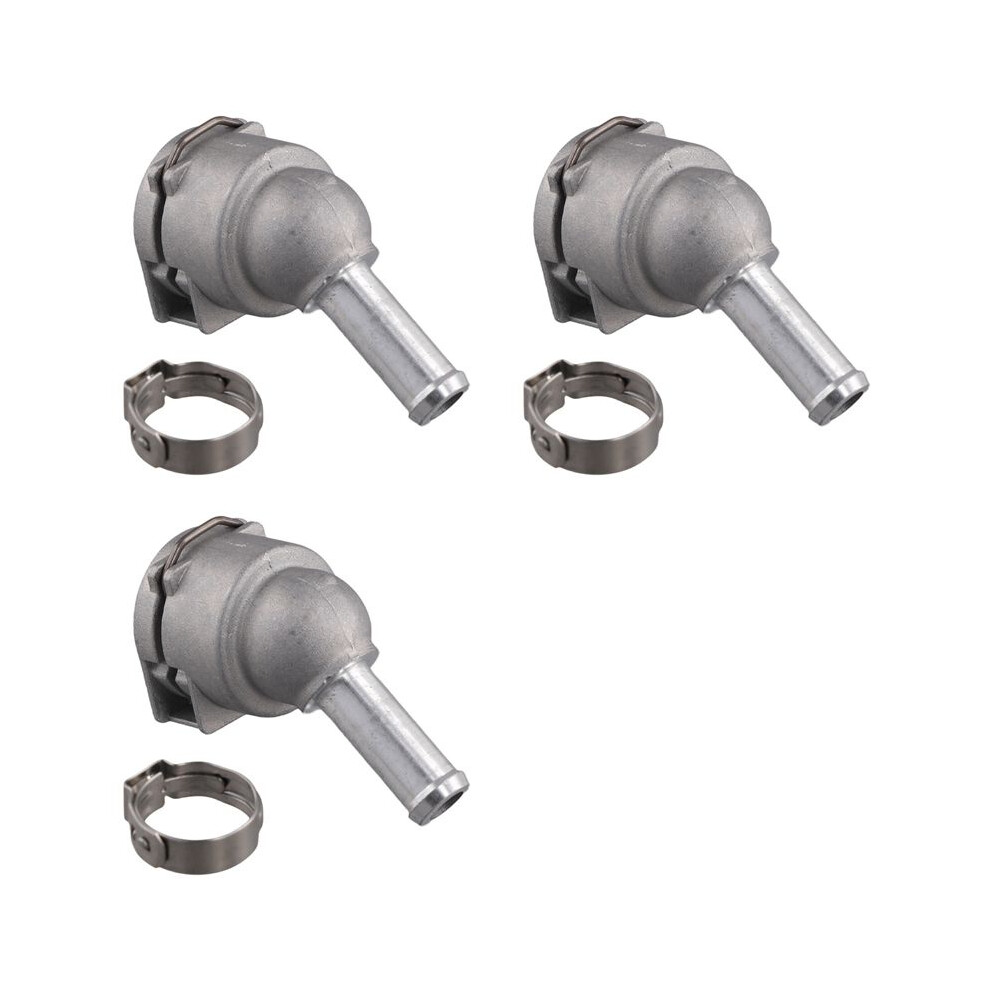 3X For 3 Series F35 B48 5 Series G38 330 530 535 Turbocharger Water Pipe Joint Aluminum Alloy 6034189214266